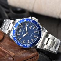 ราคา Emporio Armani Men Watch Quartz Calendar Luxury Business Steel Strap Battery Best Gifts NEW EAN LYUE (19496260878)