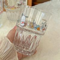 ราคา Kawaii Sanrio Pochacco แก้วน้ำการ์ตูนอะนิเมะเด็กนักเรียนหญิงสไตล์น่ารักทนความร้อนได้แก้วกาแฟแก้วและจานรองของเล่นของขวัญ (20238926557)