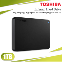 ราคา toshiba ฮาร์ดดิสก์แบบพกพา HDD 2TB 1TB external hard disk ของแท้ ที่เก็บข้อมูลแบบพกพา การประกันคุณภาพ รับประกัน 3 ปี (20870883693)