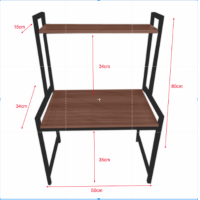 ราคา HFJ ชั้นวางของอเนกประสงค์ ชั้นวางเครื่องปริ้น ชั้นวางเอกสาร โต๊ะวางของ อุปกรณ์ (20149937482)