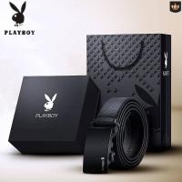 ราคา Playboy แบรนด์ที่มีชื่อเสียงเข็มขัดหนังวัวเสื้อสำหรับผู้ชายคุณภาพผู้ชายเข็มขัดหรูหราเข็มขัดผู้ชายโลหะอัตโนมัติหัวเข็มขัดชุดสูทผู้ชายประณีตบรรจุภัณฑ์กล่อง6สไตล์ให้เลือกจาก (9666644757)