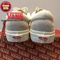 ราคา ใส่โค้ดNEWPRGลด200 ส่งฟรี กล่อง Vans Old Skool Style36 Marshmallow USA สีขาวแถบแดง (16454943308)
