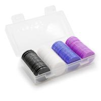 ราคา 100ชุดถังสิบแปดสี25มม ขนาดหนึ่งหยวนเหรียญเกมพลาสติกเหรียญชิปเหรียญเรียนรู้เหรียญ (17605695253)