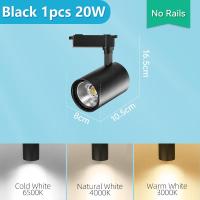 ราคา CHENBEN Led Track Light Spotlight Ceiling Lights 12W 20W 30W 40W COB Aluminum Track Rail Lighting Fixture Spot Lamp for Home Decor Living Room Kitchen Store (21037745023)