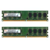 ราคา ใหม่สำหรับ Hynix 4GB 2X2GB DDR2 PC2 4200U 533MHz CL4 2Rx8หน่วยความจำ RAM สำหรับพีซี DIMM (18853425013)