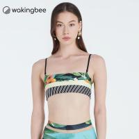 ราคา Wakingbee Cabana Bra Tropical บราว่ายน้ำ เกาะอก ถอดสายได้ ผ้าดี กันยูวี ลายพิมพ์ Kloset (9113890618)