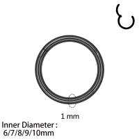 ราคา ZS 1PC บานพับ Segment Hoop แหวนจมูก Multicolor 316L สแตนเลสจมูก Septum Clicker กระดูกอ่อน Tragus Helix Lip Piercing 0 8 1 1 2มม (15111179338)