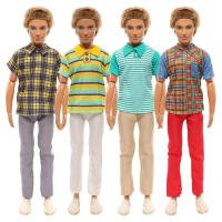 ราคา Barwa เสื้อผ้าลำลองปกตุ๊กตาเด็กผู้ชายทำด้วยมือ4ชิ้นแฟชั่น11 5นิ้วสำหรับตุ๊กตาเคนวันเกิดคริสต์มาส (20962496054)