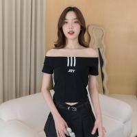 ราคา JARINYA เสื้อยืดครอปผ้าเด้ง งานปัก เน้นๆ ไม่ย้วย ไม่หด ผ้าเกรดดีมาก (20720257933)