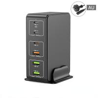 ราคา UnVug 120W 6 Ports USB C แท่นชาร์จ USB C ผนังชาร์จเร็วสำหรับ iPhone แล็ปท็อป (20691680159)