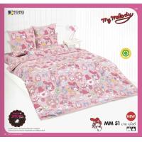 ราคา My Melody ชุดเครื่องนอน ผ้าปูที่นอน ผ้านวมหนา ยี่ห้อTOTO ลิขสิทธิ์แท้100 By Sanrio (21290458281)