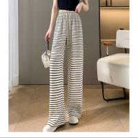 ราคา พร้อมส่ง กางเกงขายาวลายทาง กางเกงขายาวลายขาวดำ ขนาดฟรีไซส์ ผ้านิ่มเด้งทรงสวย ใส่สบาย PR 8 SUNBALEE (21255397356)