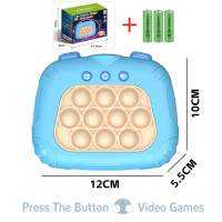 ราคา ฟรีถ่าน ป๊อปอิท ป๊อปอัพ ของเล่นบีบกด เกมส์กด Pop It เกมส์พกพา ของเล่นเสริมพัฒนาการ ฝึกสมอง ช่วยบรรเทาความเครียด มีเสียง มีไฟ (19476188578)