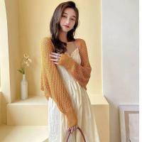 ราคา Great bkk เสื้อคลุมไหมพรมถัก สไตล์เกาหลี ผ้าคุมไหล่ ผ้าพันคอ ถักลายตาข่าย ใส่คลุมดูดี (14948107233)