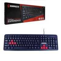 ราคา GearMaster คีย์บอร์ด KEYBOARD USB GT 918R Black (379390364)