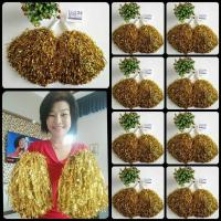 ราคา ราคาส่ง 10 คู่มี 20 อัน สีทอง พู่ฟอยล์ใหญ่ พู่เชียร์กีฬา พู่เชียร์ลีดเดอร์ พู่เชียร์ พู่ฟอยด์ใหญ่ พู่ฟอยล์ พู่ฟอยด์ ปอมปอมเชียร์ m24 (412935085)