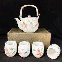 ราคา ชุดน้ำชา ชุดชงชา กาชงชา ถ้วยน้ำชา ชุดเสริฟชา ชุดชงชาเซรามิคเครื่องปั้นดินเผาชั้นดีที่สุด (7653193569)