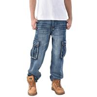 ราคา Plus Size 30 46 Fashion Mens Baggy Hip Hop Jeans Pants Multi Pockets Skateboard Cargo Jeans For Men Tactical Denim Joggers 40 4 (10002662256)