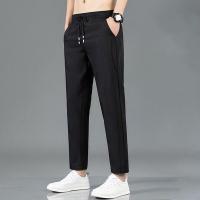 ราคา CODtianjia6731 Seluar Lelaki Tracksuit Men Pants Men Elasticity Seluar Slack Lelaki Casual Pants Men Black Seluar Track Lelaki Seluar Lelaki Solid Sweatpants Plus Size Long Pants Men (19702923770)