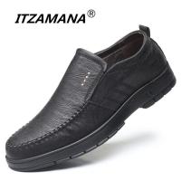 ราคา ITZAMANA รองเท้าหนังชายึคุณภาพสูงระบายอากาศน้ำหนักเบาเหมาะสำหรับโอกาสธุรกิจลำลองรองเท้าทางการแนวเกาหลีแนวโน้มรองเท้า ชาย เท่ๆรองเท้าหนังชาย (15490127472)