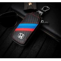 ราคา เคสกุญแจรถยนต์กระเป๋าใส่กุญแจที่เก็บหุ้มกุญแจรถหนังสำหรับฮอนด้า1ชิ้น (20806182978)