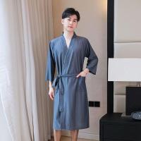 ราคา ST ชุดราตรีผ้าไหมน้ำแข็งสำหรับสำหรับทั้งหญิงและชายเสื้อคลุมอาบน้ำผ้าบางคู่ที่เรียบง่ายให้เหงื่อเสื้อคลุมอาบน้ำโรงแรมชุดเดรสผ้าไอซ์ซิลค์ (19522013986)