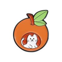 ราคา เข็มกลัดเคลือบรูปแมวผลไม้รูปการ์ตูนป้ายกระเป๋าเป้สะพายหลังแมวสีขาวน่ารัก (21045631118)