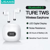 ราคา USAMS TureTWS หูฟังบลูทูธไร้สาย5 3อัลตร้าขนาดมินิหูฟังไร้สายกีฬาเสียงเบสหูฟังเอียร์บัดเอียร์บัดเสียงเซอร์ราวด์3D ACC (17290259220)