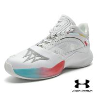 ราคา Under Armour ฤดูใบไม้ผลิและฤดูร้อนผู้ชายรองเท้าบาสเกตบอลสีแดงระบายอากาศสูงป้องกันการลื่นไถลสวมรองเท้าผ้าใบที่เป็นประโยชน์ (19509760941)