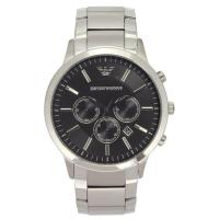 ราคา Emporio Armani พร้อมสต็อก Sportivo Chronograph Black Dial Steel Silver นาฬิกาข้อมือผู้ชาย รุ่น AR2460 (17843220742)
