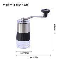 ราคา จัดส่งเร็ว มือหมุนเครื่องบดแบบพกพา Penggiling Kopi ธรรมดา1ชิ้น Penggiling Kopi ปรับได้หยาบและละเอียด (20950906157)