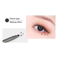 ราคา 2 In1 Double Head Moon Star Heart Flower Liquid Eyeliner ปากกา Black Stamp Waterproof Lasting Support Tattoo Triangle Seal Eye Liner เครื่องมือแต่งหน้า (15687291026)
