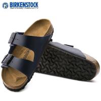 ราคา Birkenstockรองเท้าแตะ Arizona Narrow fit Navy 051753 Birko Flor Made in Germany 100 Authentic (20225912554)