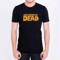 ราคา เสื้อไม่ต้องรีด ใหม่ เสื้อยืด ผ้าฝ้าย 100 พิมพ์ลายกราฟฟิค THE WALKING DEAD MOVIE สีดํา สําหรับผู้ชายS 5XLS 5XL (18378278950)