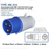 ราคา Monqiqi 10pcs ปลั๊กแยกสามทาง 3 ขา 2P E มีขนาด 16A กันน้ำ IP44 ปลั๊ก ตัวผู้ ตัวเมีย ปลั๊กเพาวเวอร์ เข้า 1 ออก 3 ปลั๊กเพาเวอร์ power plug ต่อขยาย (21204983304)