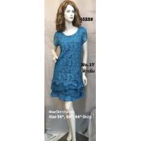 ราคา ชุดเดรสลูกไม้ 4528 แซกสวยเสื้อคนอ้วนเสื้อลูกไม้คนอวบเสื้อลูกไม้สวย (1900932191)