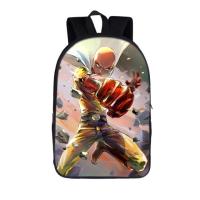 ราคา อะนิเมะ One Punch Man กระเป๋าเป้สะพายหลังผู้หญิงผู้ชายไซตามะ Genos เด็กกระเป๋านักเรียนวัยรุ่นชาย ONE PUNCH MAN Daypack กระเป๋าหนังสือ (14361576888)