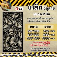 ราคา รั้วบ้าน ป้ายกำแพง เหล็กฉลุลาย หนา 2 มิล (20520379059)
