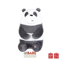 ราคา แก๊งส์หมี we bare bears แบบนั่ง น่ารัก นุ่ม น่ากอด ขนาด 30 17 25 cm Panda Ice bear และ Grizzly ซักง่ายไม่เสียทรง ตุ๊กตาหมี Miniso We bare bears (8472261247)