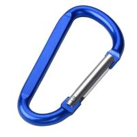 ราคา iandmysis คาราไบเนอร์ คาราบิเนอร์อะลูมิเนียม คาราบิเนอร์ ตะขอ carabiner D Shape คาราไบเนอร์ รูปตัวDขนาด 8 CM ตะขอแขวน (17577433517)