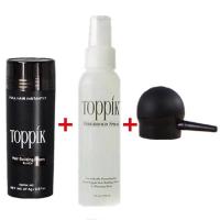 ราคา Toppik Hair Building Fiber ได้ 3 ชิ้น ปิดผมบาง ผงโรยหัว เสปรย์ หัวพ่น (16847332736)
