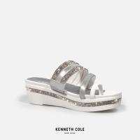 ราคา KENNETH COLE รองเท้าส้นตึกผู้หญิง รุ่น GREAT SCROLL FLATFORM JWL สีขาว WED RLS2011BN 110 (12329464738)