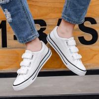 ราคา ็Hot ส่งไว รองเท้าผ้าใบผู้ ญ แบบแถบแปะ ไม่ต้องผูกเชือก รองเท้าผ้าใบแบบสวม มี 2 สี ขาว ดำ ไซส์ 36 40 สวมใส่ง่าย ทรงสวย พร้อมส่ง (20845968654)