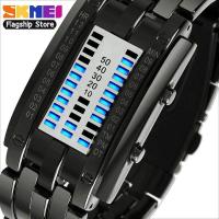 ราคา SKMEI นาฬิกาแฟชั่นผู้ชาย LEDนาฬิกาข้อมือ Backlight Luminous กันน้ำนาฬิกาดิจิตอล Jam Tangan Pria 0926 (14292011824)