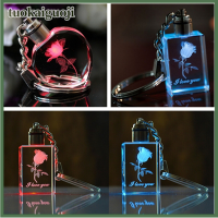 ราคา tuokaiguoji พวงกุญแจรูปหัวใจนางฟ้าใหม่พวงกุญแจไฟ LED ประดับคริสตัลรูปหัวใจ (20345123467)