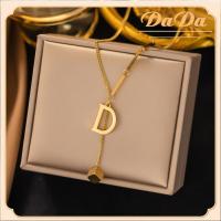 ราคา สร้อยคอจดหมาย 18k อิตาลีผู้หญิงป่าจดหมาย D จี้เครื่องประดับสําหรับของขวัญของแฟน (21227052982)