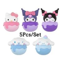 ราคา ฟิกเกอร์อนิเมะ Sanrio 5ชิ้น เซ็ต Cinnamoroll Hello Kitty Kuromi ตุ๊กตาไอศครีมเค้กแบบ DIY ตกแต่งเดสก์ท็อปของขวัญของเล่นสำหรับเด็ก (21170494989)