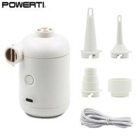 ราคา อุปกรณ์ตั้งแคมป์กลางแจ้งแบบพกพาปั๊มลมไฟฟ้า Usb น้ำหนักเบาสำหรับที่นอนเป่าลมห่วงยางว่ายน้ำ (21165093709)