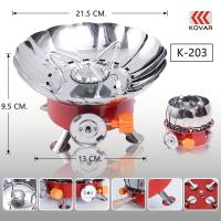 ราคา เตาแก๊สพกพา K 202 K 203 เตาแก๊สเดินป่า เตาแก๊ชแคมป์ปิ้ง หัวเตาแก๊ส แถมฟรี กระเป๋าพกพาใบเล็ก อย่างดี B 089 (16797532579)