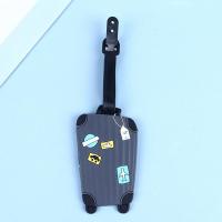 ราคา SHENGHAN ซิลิคอนแท็กกระเป๋ากระเป๋าเดินทางแท็กสัมภาระอุปกรณ์เสริมการเดินทางแท็กกระเป๋า (16552992678)